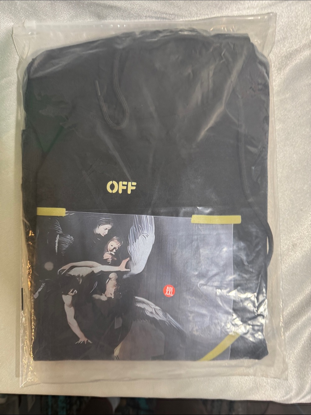 Off-White Caravaggio-Print Hoodie, featuring a classic painting graphic🔥New! XXL - Picture 7 of 7